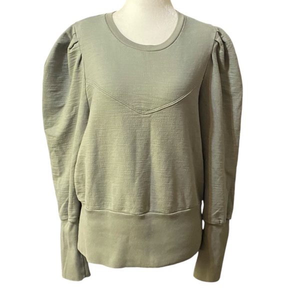 AG Adriano Goldschmied puffsleeve yoke sweatshirt.** Sz XL** - Picture 4 of 16